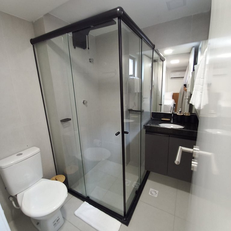 Flat Premium em Cabo Branco | 50m do Mar