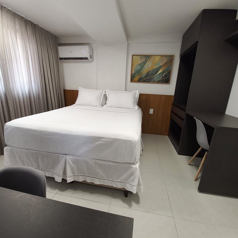 Flat Premium em Cabo Branco | 50m do Mar