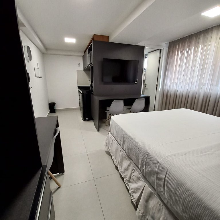 Flat Premium em Cabo Branco | 50m do Mar