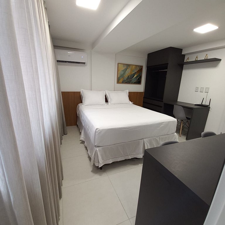 Flat Premium em Cabo Branco | 50m do Mar