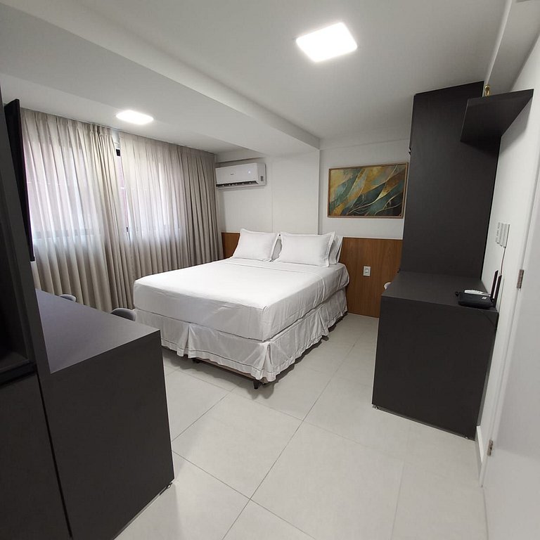 Flat Premium em Cabo Branco | 50m do Mar