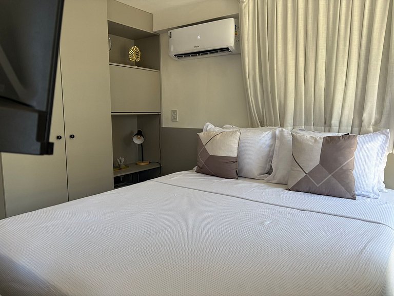 Flat Cabo Branco Aurea 50m do mar 402