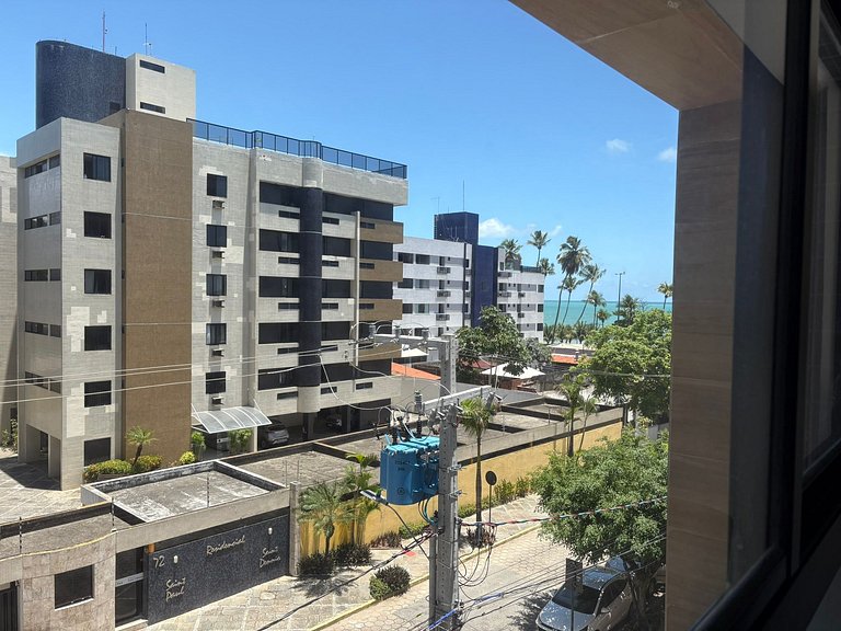 Flat Cabo Branco Aurea 50m do mar 402