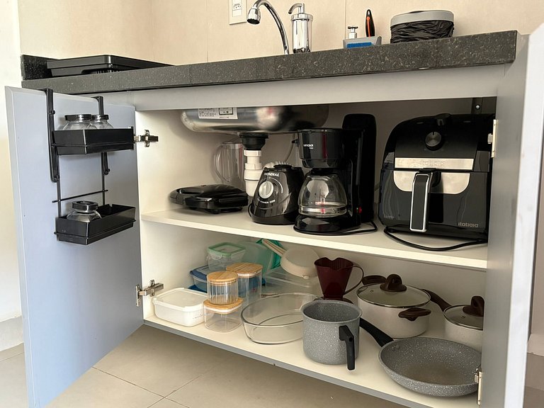 Flat Cabo Branco Aurea 50m do mar 402