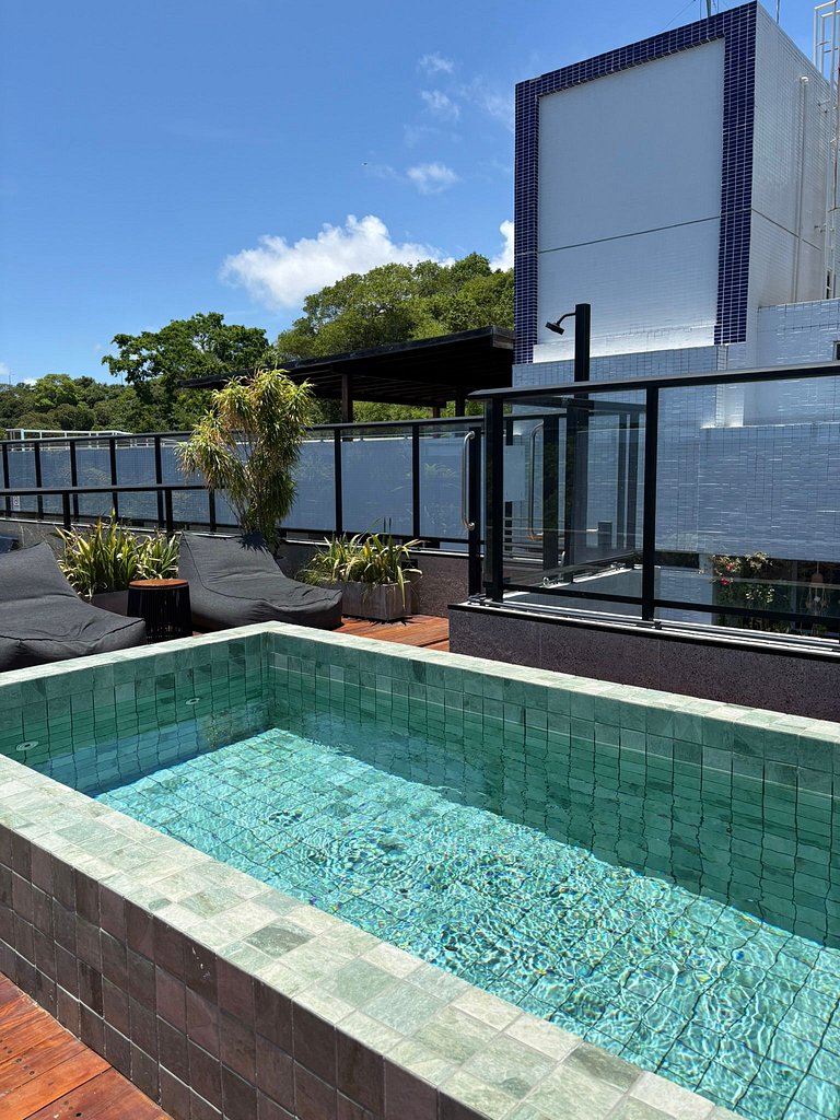 Flat Cabo Branco Aurea 50m do mar 402