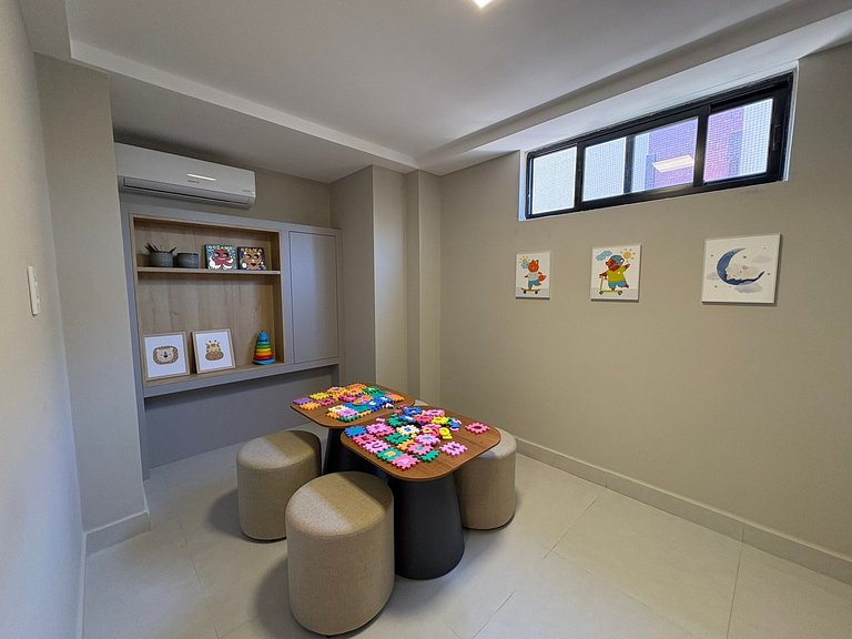 Flat Cabo Branco Aurea 50m do mar 402