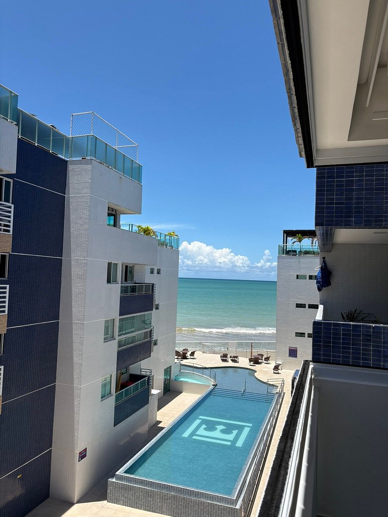 Apartamento Beira mar no Bessa Vista mar