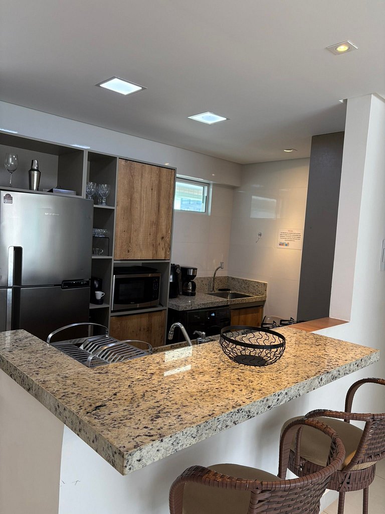 Apartamento Beira mar no Bessa Vista mar