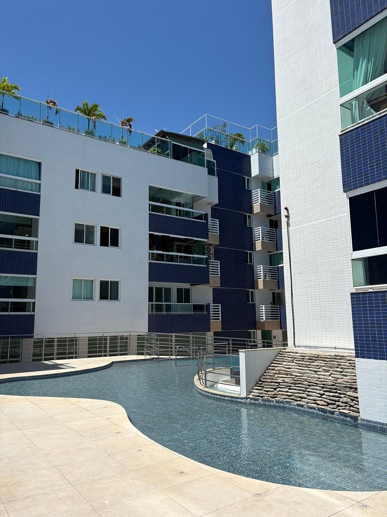 Apartamento Beira mar no Bessa Vista mar
