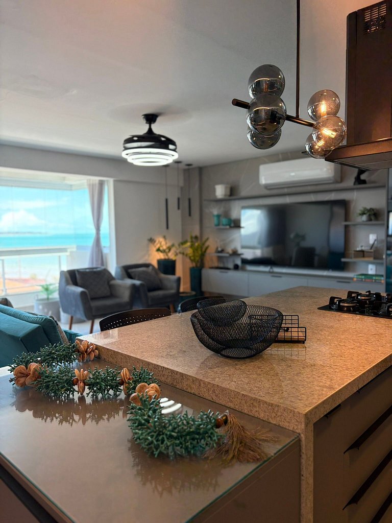 Apartamento Beira Mar Vista Mar 5 estrelas