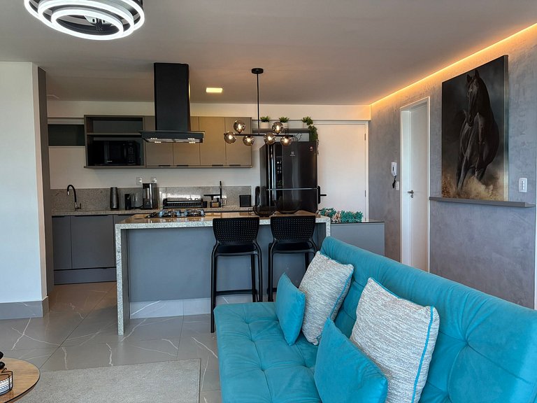 Apartamento Beira Mar Vista Mar 5 estrelas