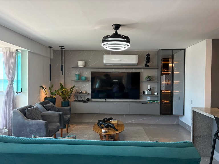 Apartamento Beira Mar Vista Mar 5 estrelas