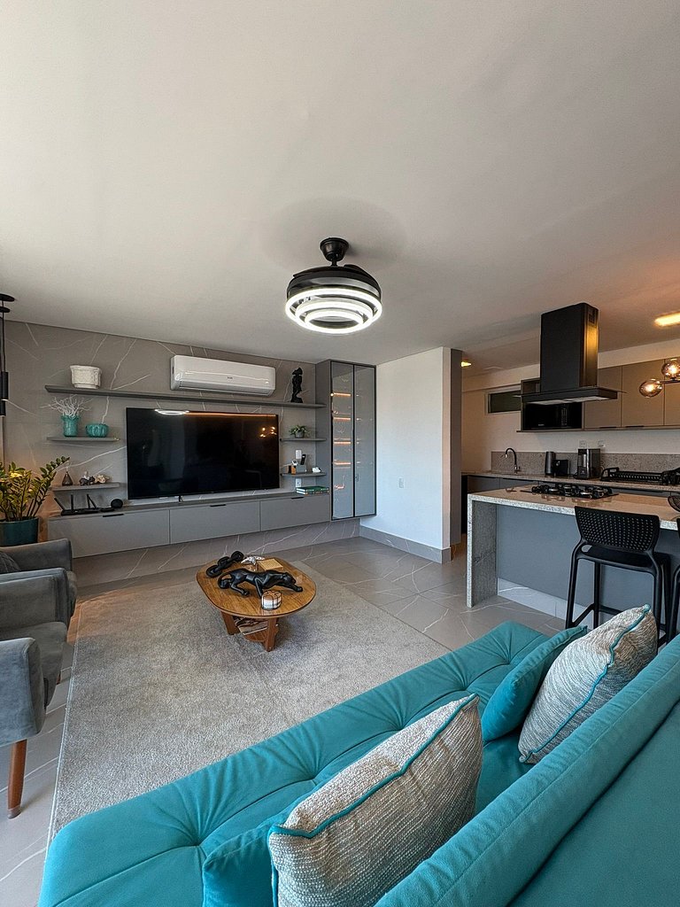 Apartamento Beira Mar Vista Mar 5 estrelas