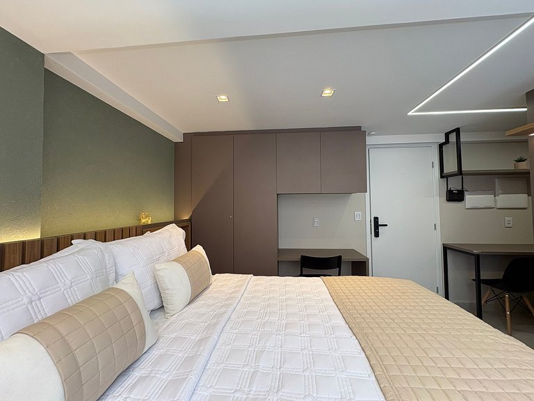 Flat Cabo Branco Aurea 409 50m do mar