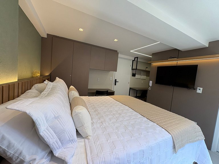 Flat Cabo Branco Aurea 409 50m do mar