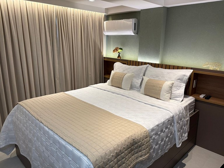 Flat Cabo Branco Aurea 409 50m do mar