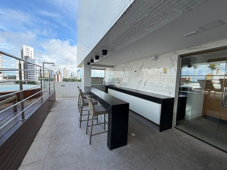 Flat Sofisticado no Manaíra Apart Hotel