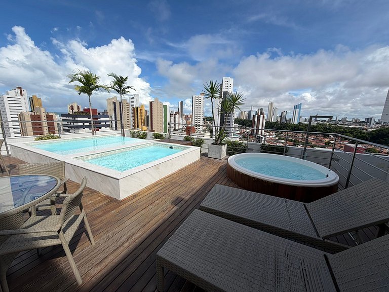 Flat Sofisticado no Manaíra Apart Hotel