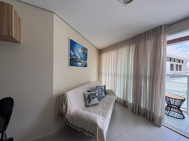 Apartamento Pe na areia Caribessa