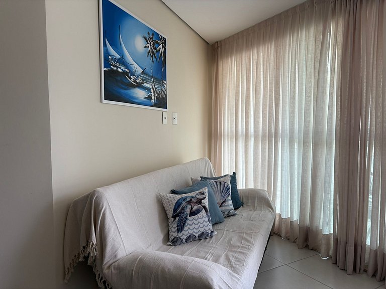 Apartamento Pe na areia Caribessa