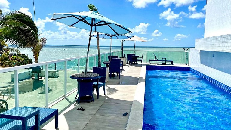 Apartamento Pe na areia Caribessa