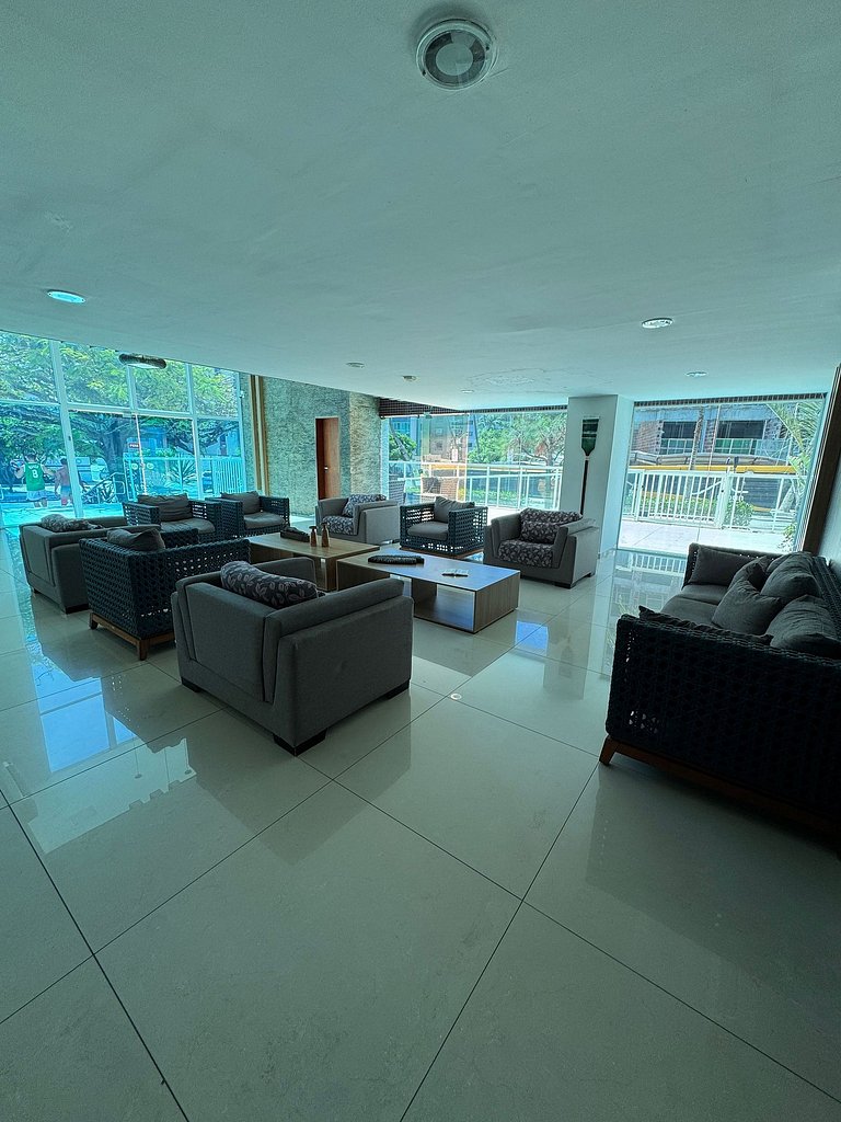 Apartamento Pe na areia Caribessa