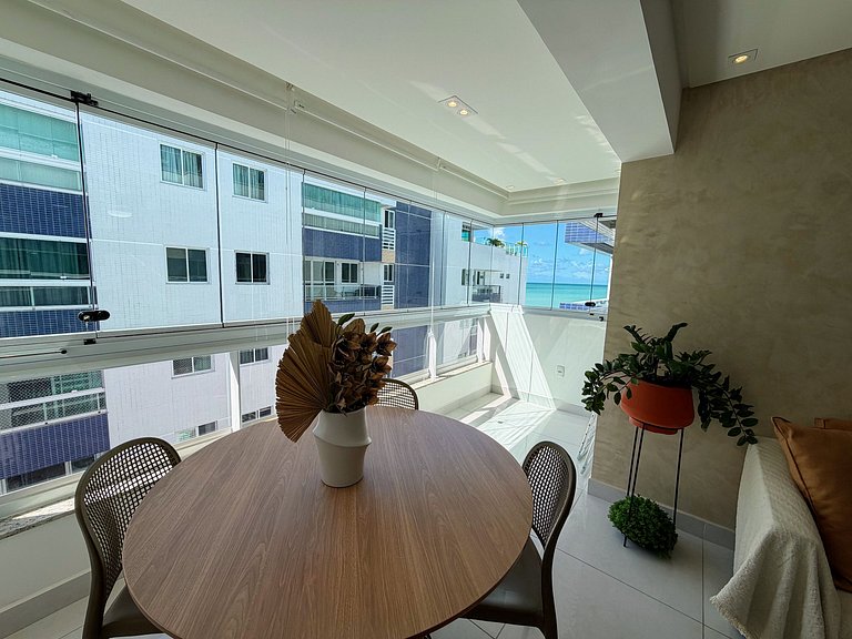 Apartamento Beira mar no Bessa Vista mar