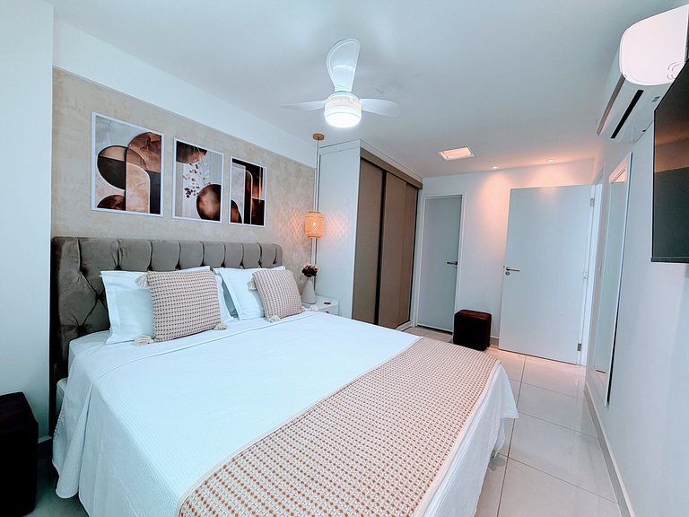 Apartamento Beira mar no Bessa Vista mar