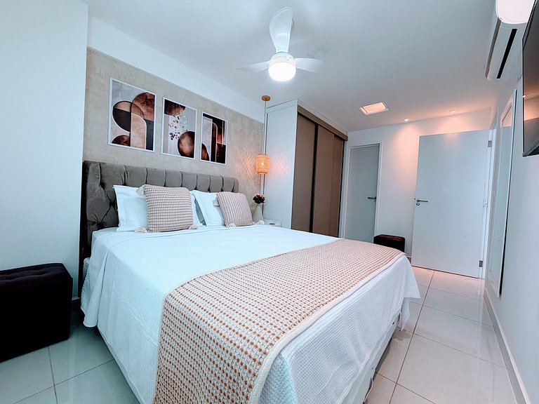 Apartamento Beira mar no Bessa Vista mar