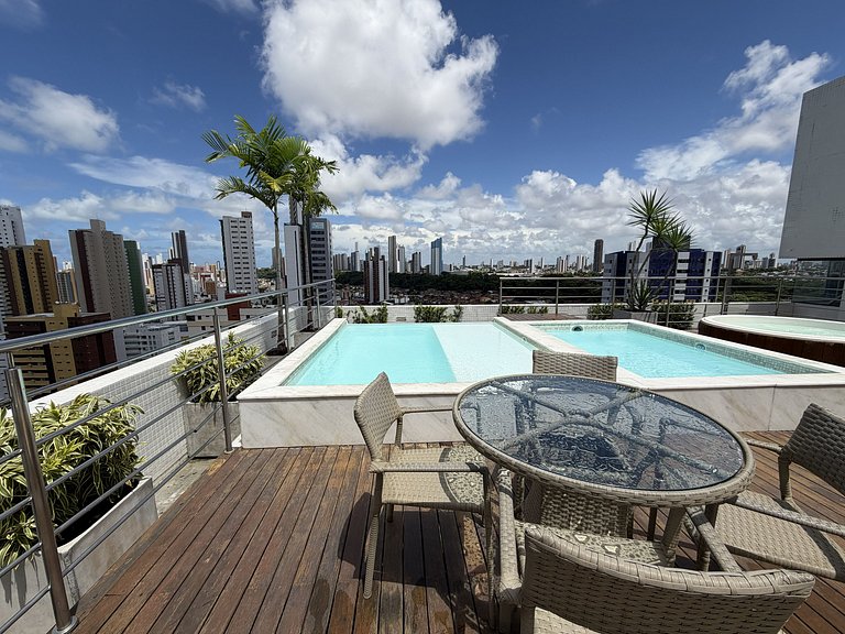 Flat Sofisticado no Manaíra Apart Hotel