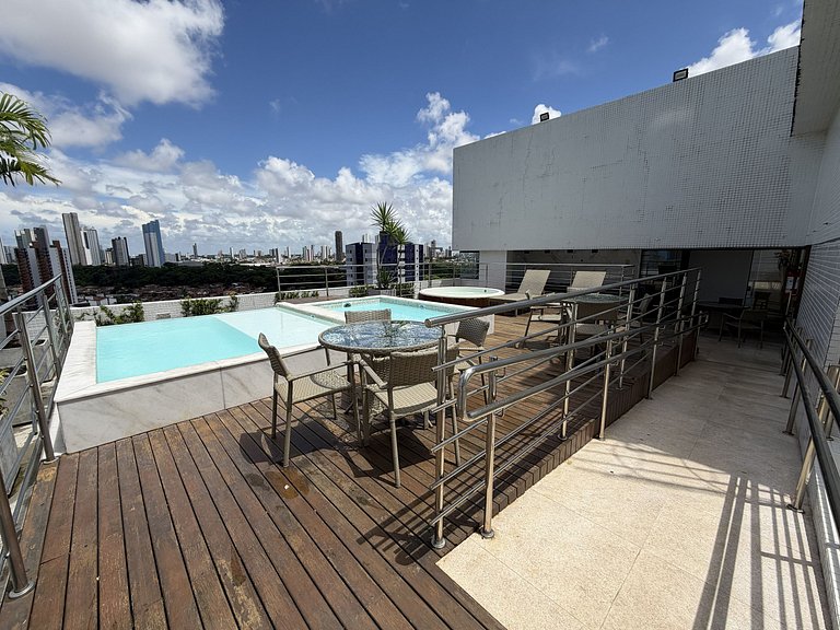 Flat Sofisticado no Manaíra Apart Hotel