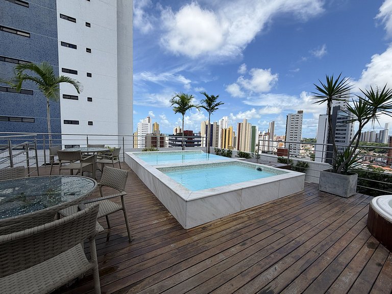 Flat Sofisticado no Manaíra Apart Hotel