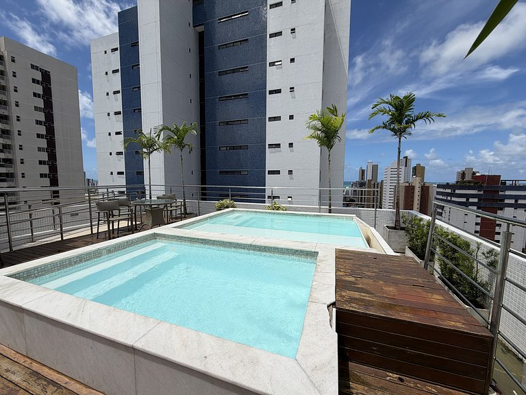 Flat Sofisticado no Manaíra Apart Hotel