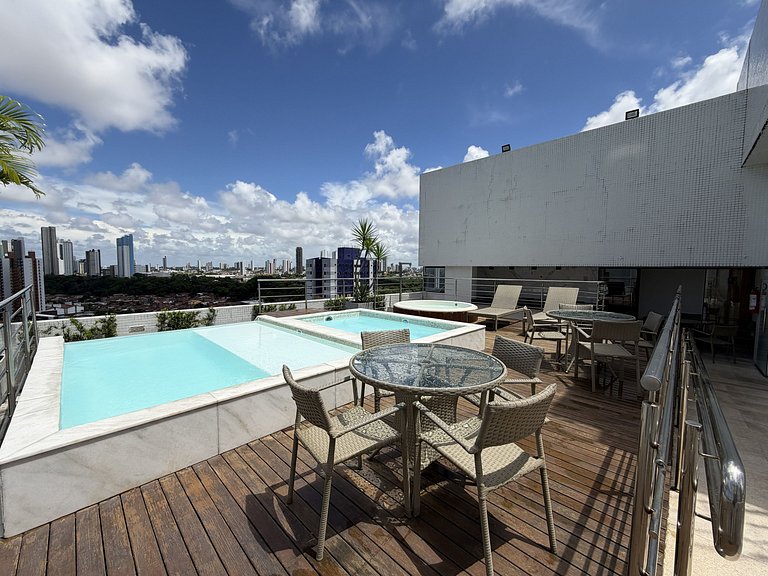 Flat Sofisticado no Manaíra Apart Hotel