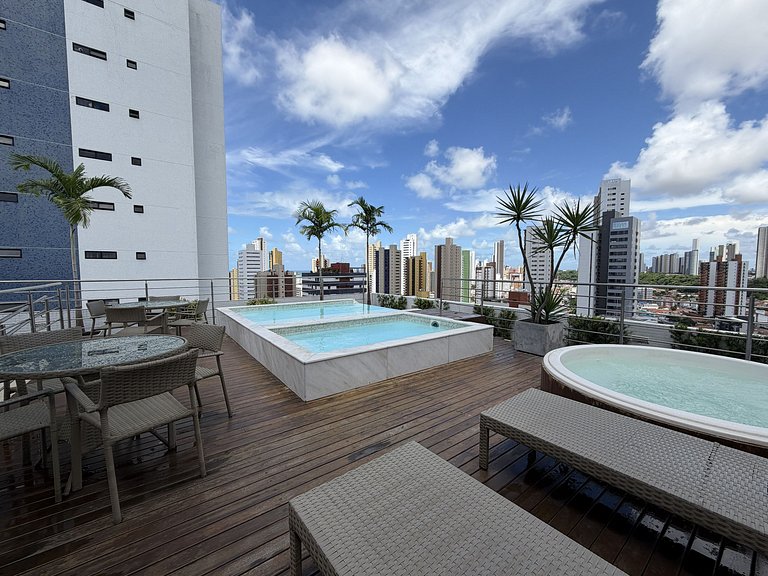 Flat Sofisticado no Manaíra Apart Hotel