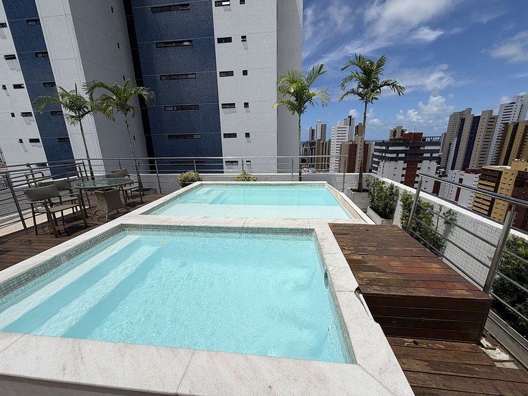 Flat Sofisticado no Manaíra Apart Hotel