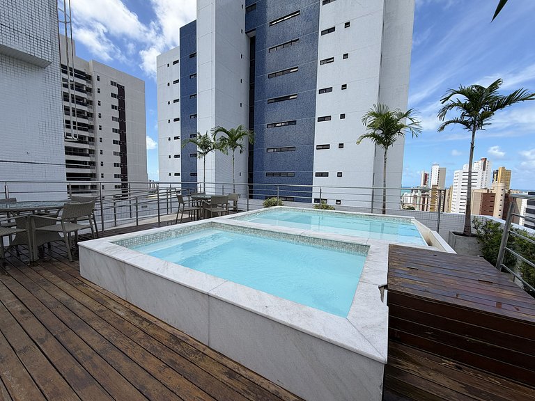 Flat Sofisticado no Manaíra Apart Hotel