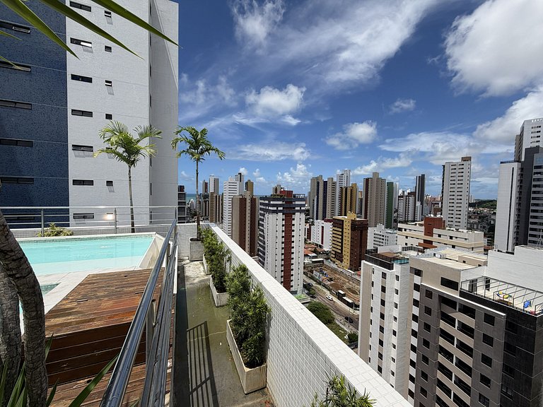 Flat Sofisticado no Manaíra Apart Hotel