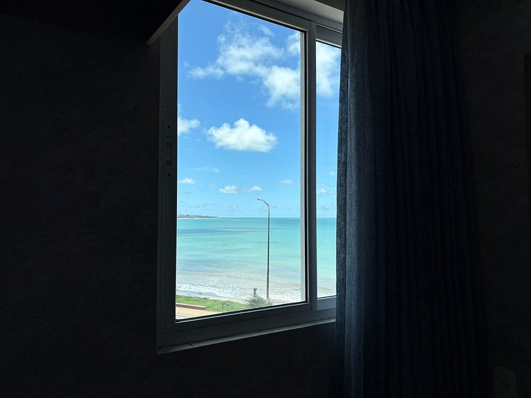 Pe na areia no Caribessa