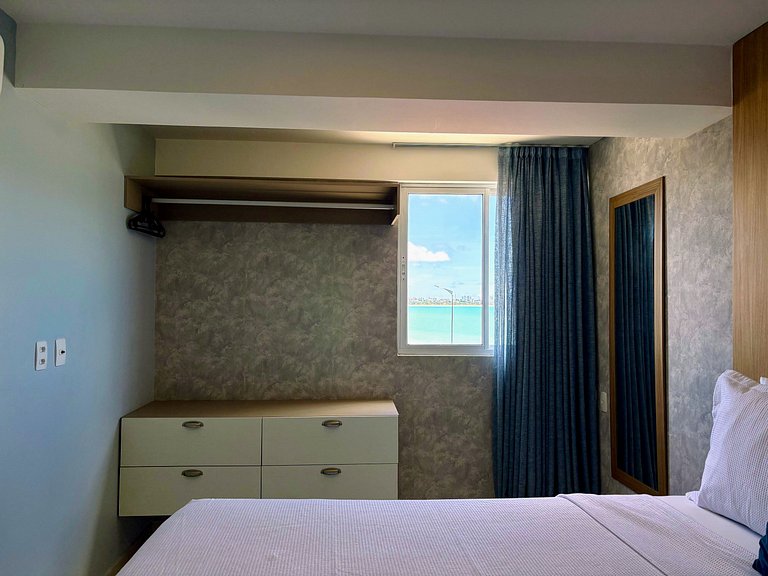 Pe na areia no Caribessa