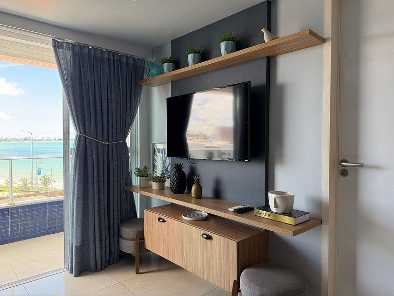 Pe na areia no Caribessa