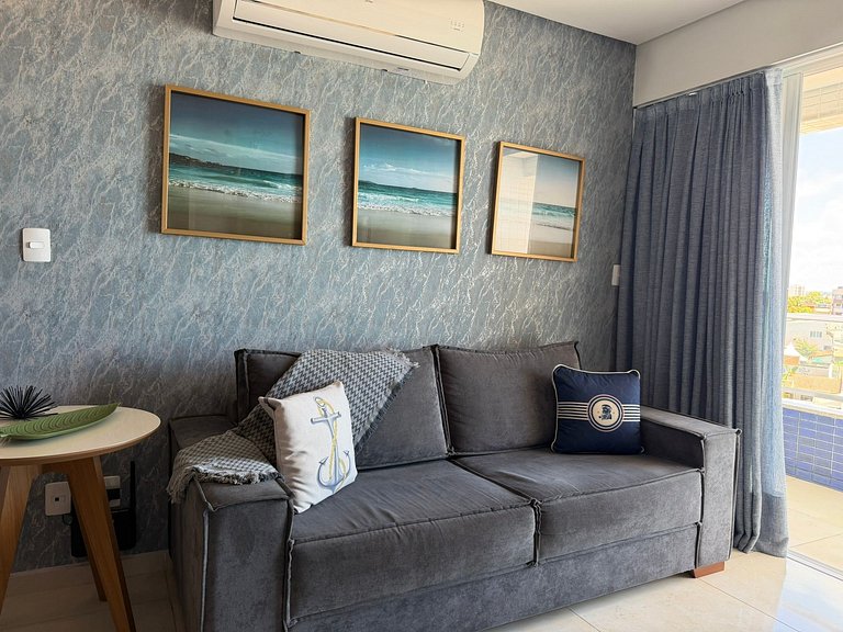 Pe na areia no Caribessa