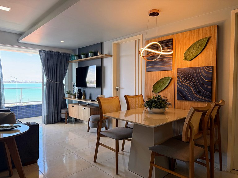 Pe na areia no Caribessa