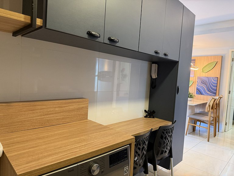 Pe na areia no Caribessa