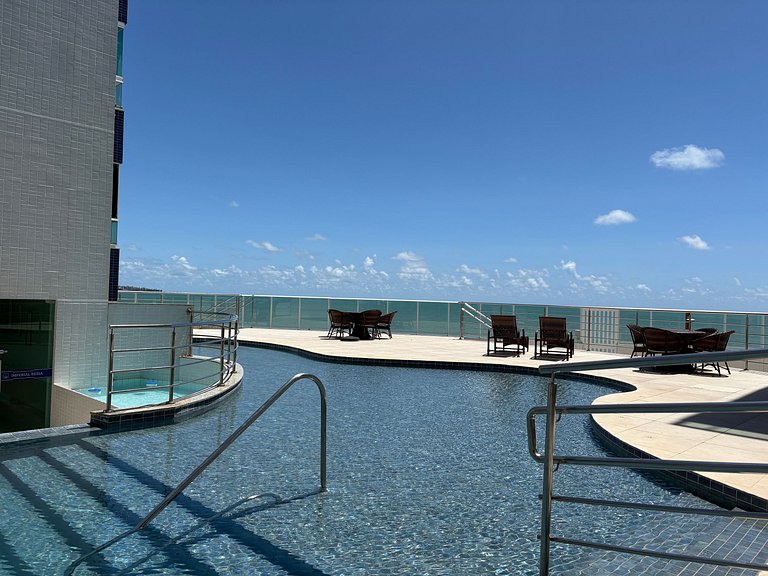 Pe na areia no Caribessa