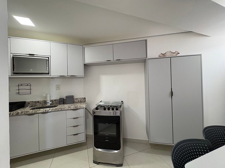 Lindo apartamento pé na areia