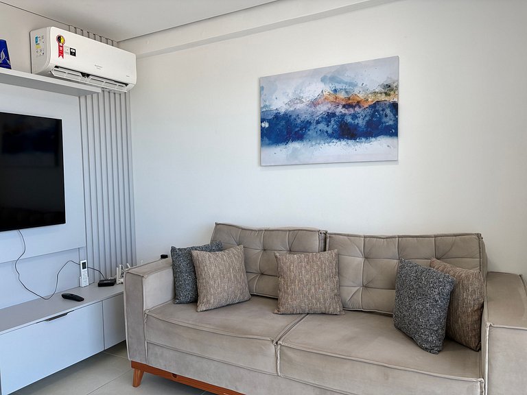 Lindo apartamento pé na areia