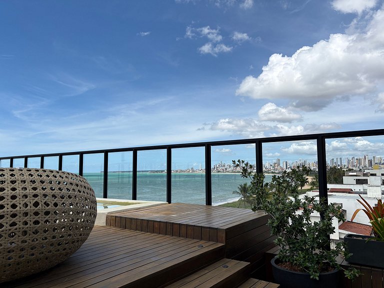 Flat no Restinga beira mar no Bessa